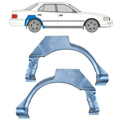 Hátsó sárvédő javító panel hoz Toyota Camry 1991-1996 / Bal+Jobb / Készlet 10999