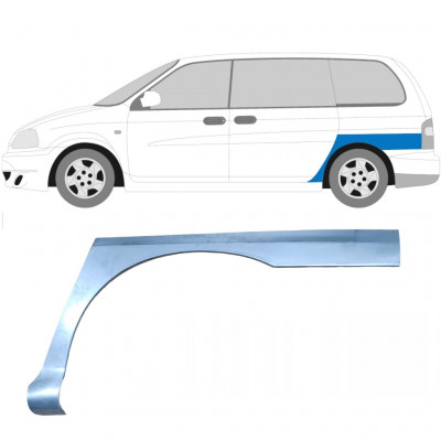 Hátsó sárvédő javító panel hoz Kia Carnival 1998-2006 / Bal 6670