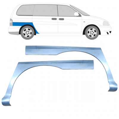 Hátsó sárvédő javító panel hoz Kia Sedona Carnival 1998-2006 / Bal+Jobb / Készlet 5198