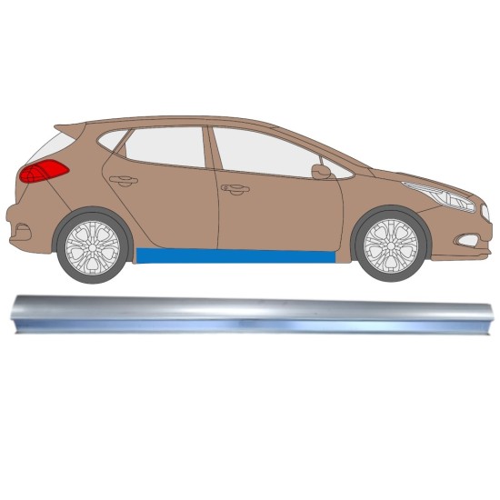 Küszöb javító panel hoz Kia Ceed 2012-2018 / Jobb 14868