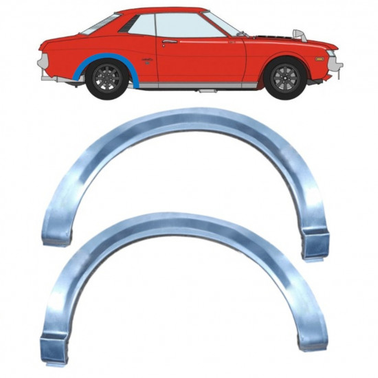 Hátsó sárvédő javító panel hoz Toyota Celica 1971-1978 / Bal+Jobb / Készlet 11005