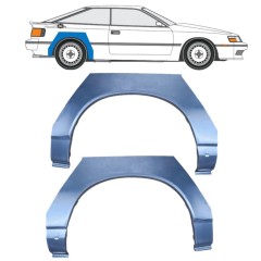 Hátsó sárvédő javító panel hoz Toyota Celica T16 1985-1989 / Bal+Jobb / Készlet 10425
