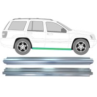 Belső és külső küszöb javító panel hoz Jeep Grand Cherokee 1998-2005 / Bal = Jobb (szimmetrikus) / Készlet 17005