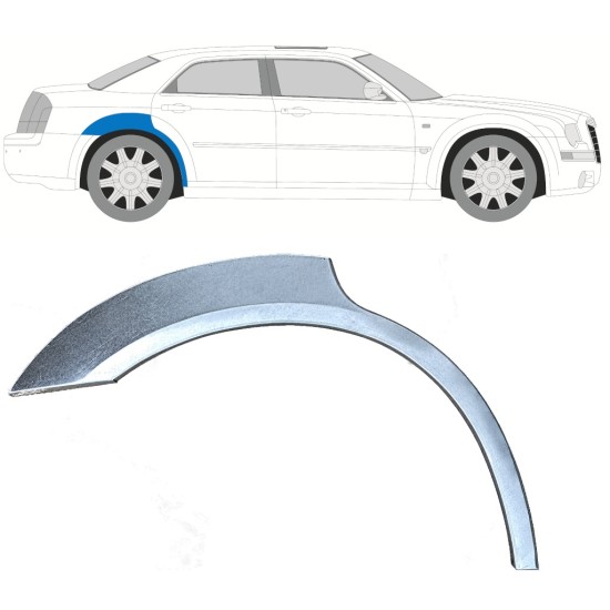 Hátsó sárvédő javító panel hoz Chrysler 300C 2004-2011 / Jobb 17205