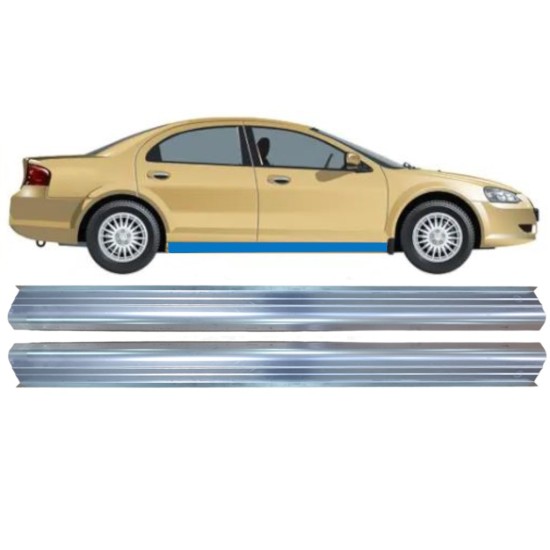 Alsó küszöb javító panel hoz Chrysler Sebring 2000-2007 / Bal+Jobb / Készlet 16108