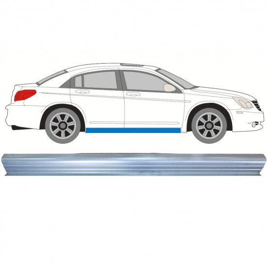 Küszöb javító panel hoz Chrysler Sebring 2007-2010 / Bal = Jobb (szimmetrikus) 10895