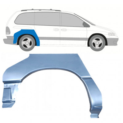 Hátsó sárvédő javító panel hoz Chrysler Voyager 1996-2001 / Jobb 8313