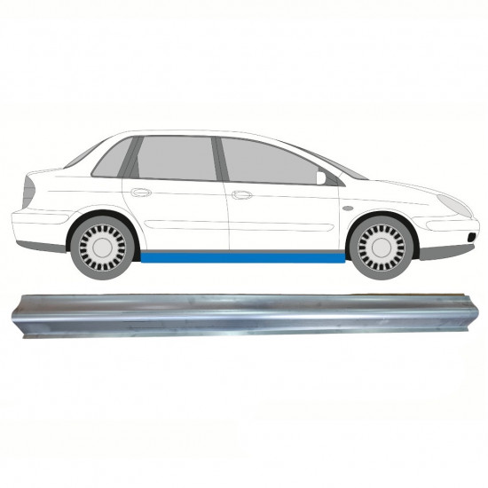 Küszöb javító panel hoz Citroen C5 2001-2008 / Jobb 8764