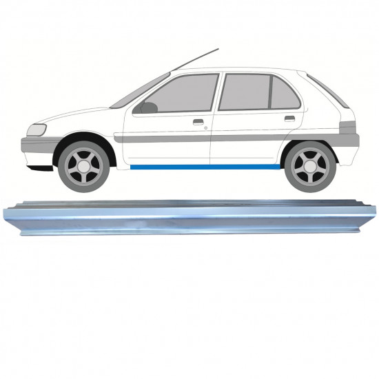 Küszöb javító panel hoz Citroen Saxo 1996-2004 / Bal 8123