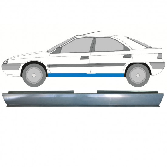 Teljes küszöb hoz Citroen Xantia 1993-2001 / Bal 6477