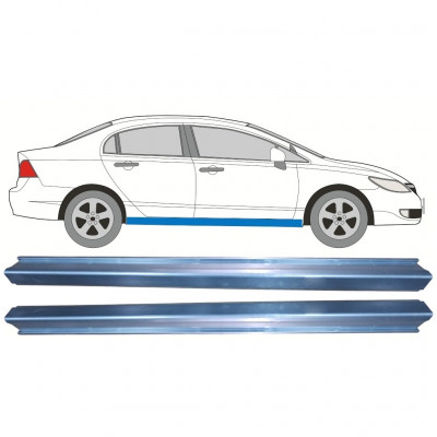 Küszöb javító panel hoz Honda Civic 2005-2011 / Bal+Jobb / Készlet 11008