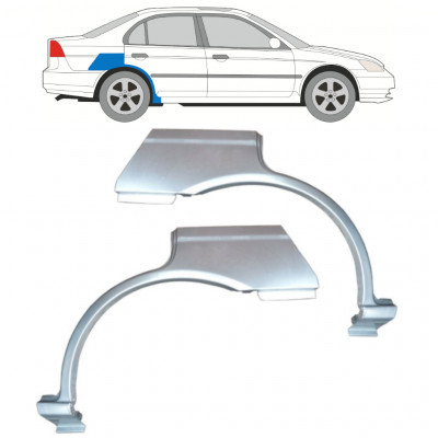 Hátsó sárvédő javító panel hoz Honda Civic 2001-2003 /  11527