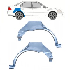 Hátsó sárvédő javító panel hoz Honda Civic EJ EK 1995-2001 / Bal+Jobb / Készlet 9801