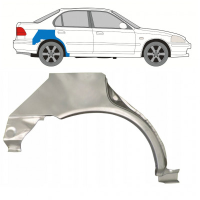 Hátsó sárvédő javító panel hoz Honda Civic 1995-2001 / Jobb 8691