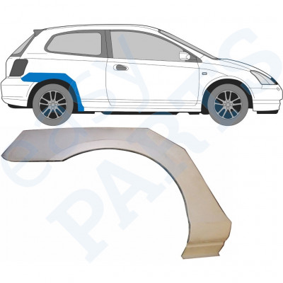 Hátsó sárvédő javító panel hoz Honda Civic 2001-2005 / Jobb 7181