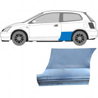 Hátsó sárvédő javító panel hoz Honda Civic 2001-2005 / Bal 6727