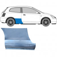 Hátsó sárvédő javító panel hoz Honda Civic 2001-2005 / Jobb 6726