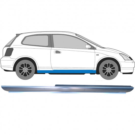 Küszöb javító panel hoz Honda Civic 2001-2005 / Jobb 6646