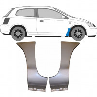 Első sárvédő javító panel hoz Honda Civic 2001-2005 / Bal+Jobb / Készlet 9634