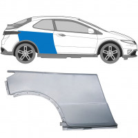 Hátsó sárvédő javító panel hoz Honda Civic 2005-2011 / Jobb 6636