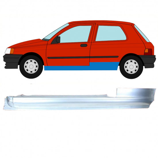 Küszöb javító panel hoz Renault Clio 1990-1998 / Bal 11010