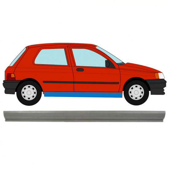 Küszöb javító panel hoz Renault Clio 1990-1998 / Jobb 7684