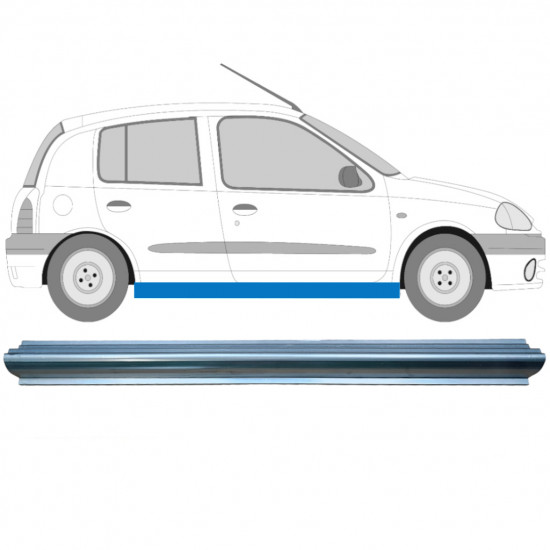 Küszöb javító panel hoz Renault Clio 1998-2012 / Jobb 9342