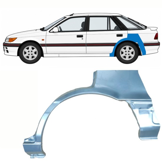 Hátsó sárvédő javító panel hoz Mitsubishi Colt 1988-1992 / Bal 10796