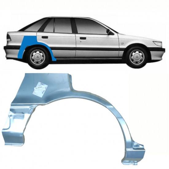 Hátsó sárvédő javító panel hoz Mitsubishi Colt / Lancer 1988-1992 / Jobb 10795