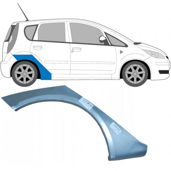 Hátsó sárvédő javító panel hoz Mitsubishi Colt 2004-2012 / Jobb 5877