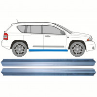 Küszöb javító panel hoz Jeep Compass 2006-2017 / Bal = Jobb (szimmetrikus) / Készlet 10107