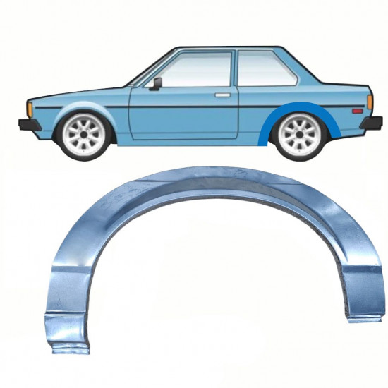 Hátsó sárvédő javító panel hoz Toyota Corolla 1979-1987 / Bal 10806