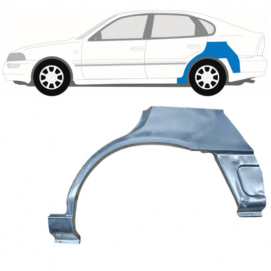 Hátsó sárvédő javító panel hoz Toyota Corolla 1991-1998  LIFTBACK / Bal 12662