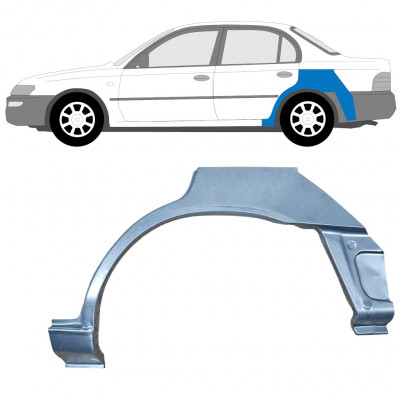 Hátsó sárvédő javító panel hoz Toyota Corolla 1991-1998  SEDAN / Bal 12659