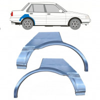 Hátsó sárvédő javító panel hoz Toyota Corolla 1983-1988 / Bal+Jobb / Készlet 9884