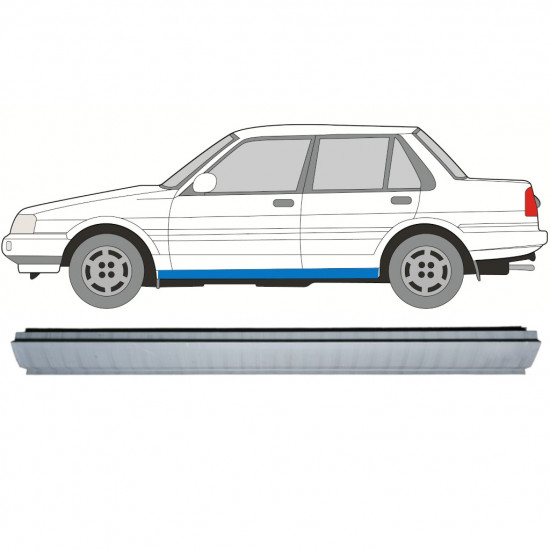 Küszöb javító panel hoz Toyota Corolla 1983-1988 / Bal 7695