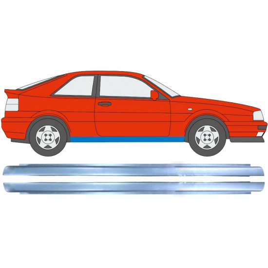 Küszöb javító panel hoz VW Corrado 1987-1995 / Készlet 11327