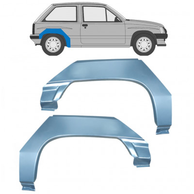 Hátsó sárvédő javító panel hoz Opel Corsa A 1982-1993 / Bal+Jobb / Készlet 9794