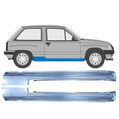 Teljes küszöb hoz Opel Corsa A 1982-1993 / Bal+Jobb / Készlet 9793