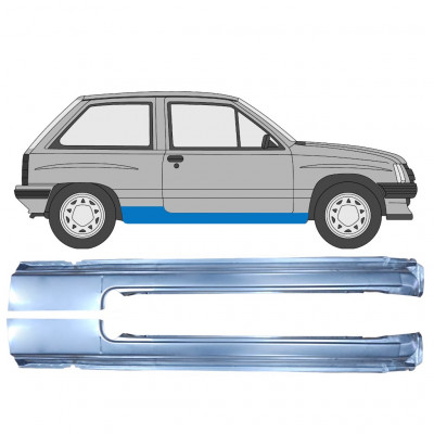 Teljes küszöb hoz Opel Corsa A 1982-1993  / Bal+Jobb / Készlet 9793