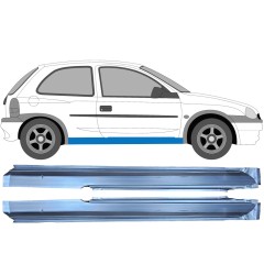 Teljes küszöb hoz Opel Corsa B 1993-2001 / Bal+Jobb / Készlet 9673