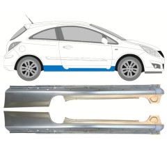 Teljes küszöb hoz Opel Corsa D 2006-2015 / Bal+Jobb / HATCHBACK / Készlet 14574