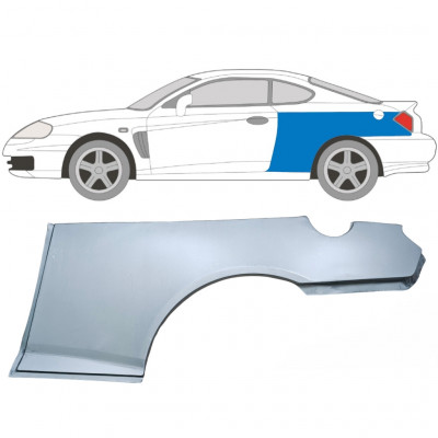 Hátsó sárvédő javító panel hoz Hyundai Gk 2001-2009 / Bal / COUPE 6303