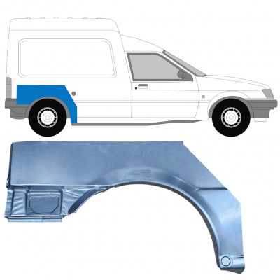 Hátsó sárvédő javító panel hoz Ford Courier 1989-1995 / Jobb 7828