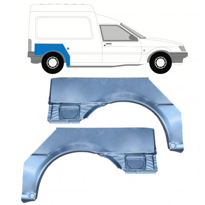 Hátsó sárvédő javító panel hoz Ford Courier 1989-1995 / Bal+Jobb / Készlet 10255