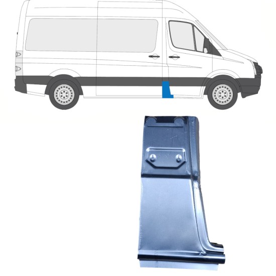 Oszlop javító panel hoz Volkswagen Crafter 2005-2017 / Jobb 13750