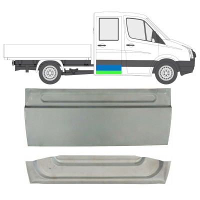 Hátsó ajtó javító panel hoz Volkswagen Crafter 2005-2017 / Bal = Jobb (szimmetrikus) / Készlet 14126
