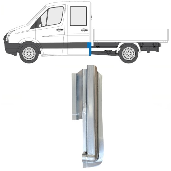 Hátsó sarok javító panel hoz Volkswagen Crafter 2005-2017 / Jobb 15509