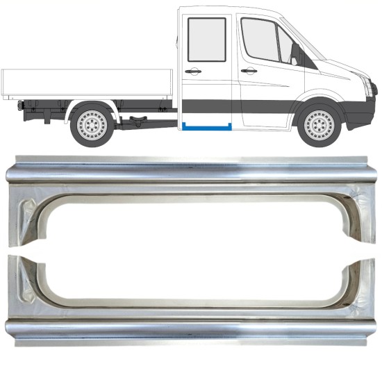 Hátsó küszöb javító panel hoz Volkswagen Crafter 2005-2017 / Bal+Jobb / Készlet 15520