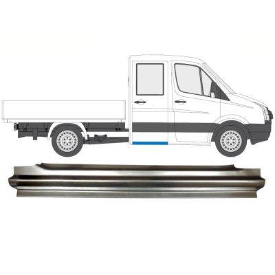 Hátsó küszöb javító panel hoz Volkswagen Crafter 2005-2017 / Jobb 15514